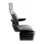 Fotel siedzenie ciągnikowe komfortowe welurowe IDAHO (szare cętki, GREY)